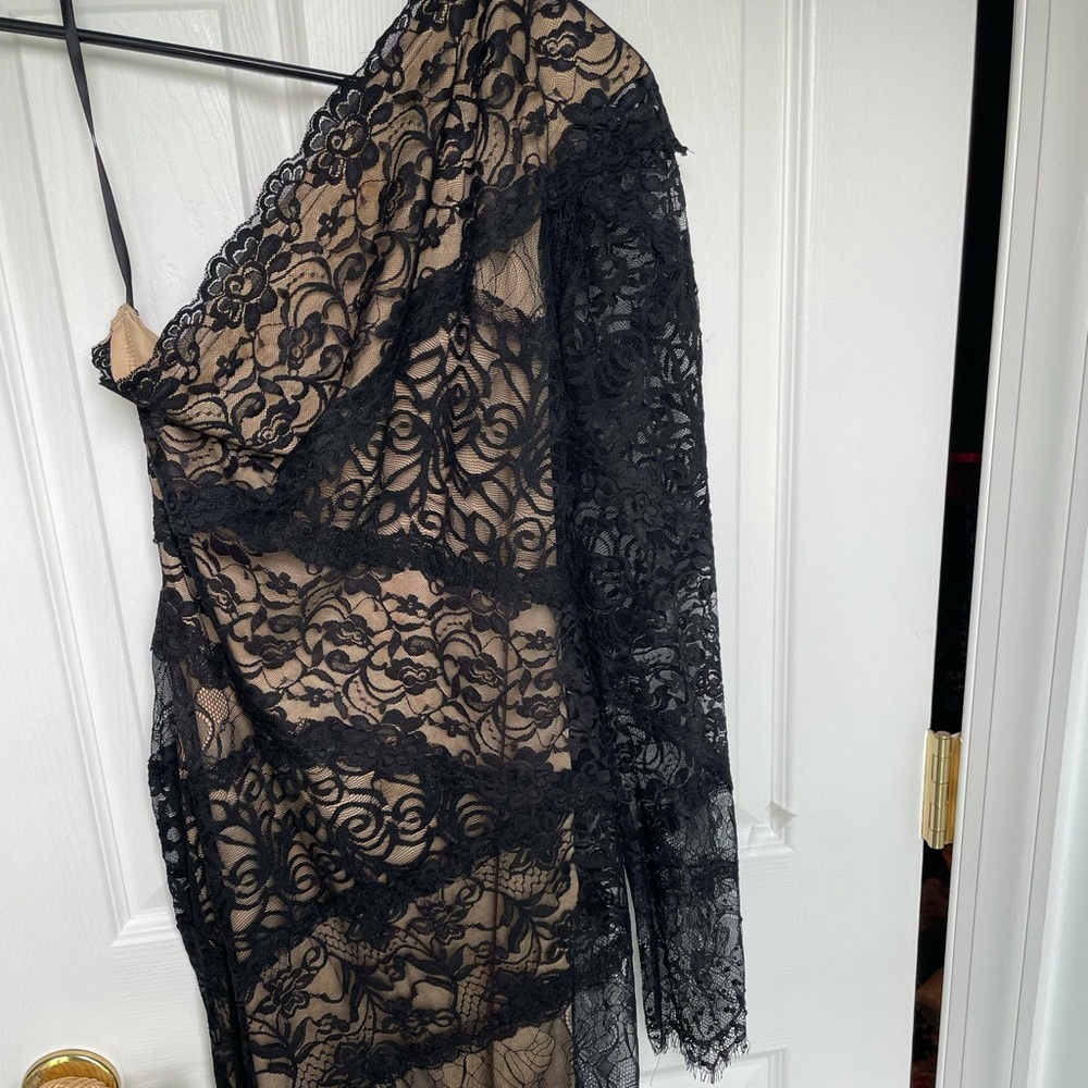 Bebe Black Lace Dress. Medium